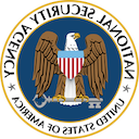 The words National Security Agency in a circle around an image of an eagle and a flag